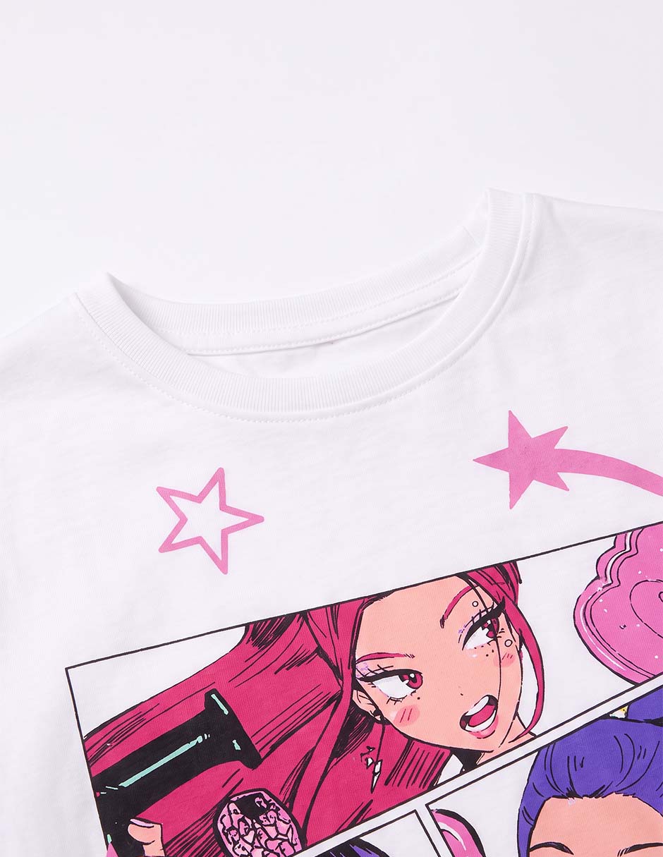 Playera manga corta para niña 6
