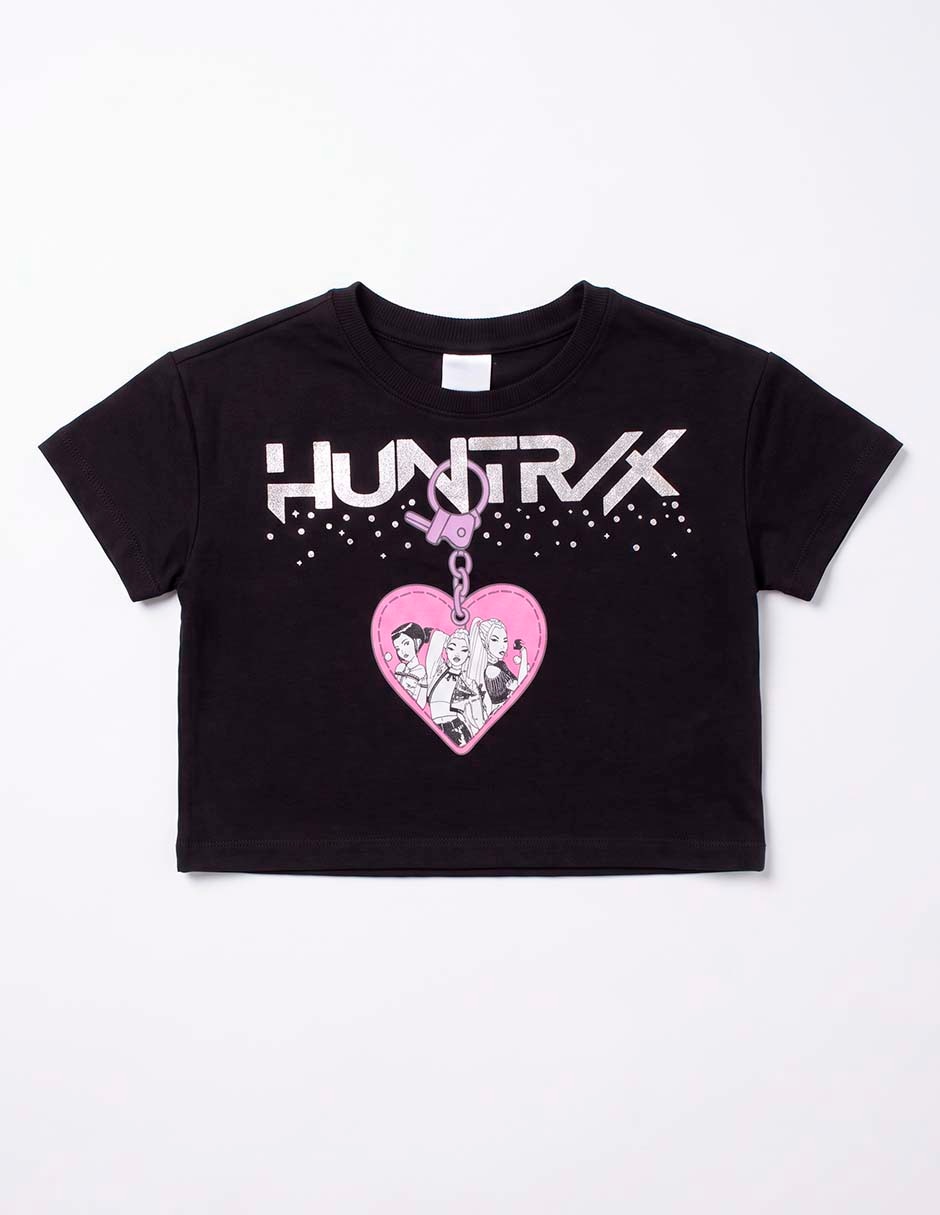 Playera K-Pop Demon Hunters manga corta para niña 4