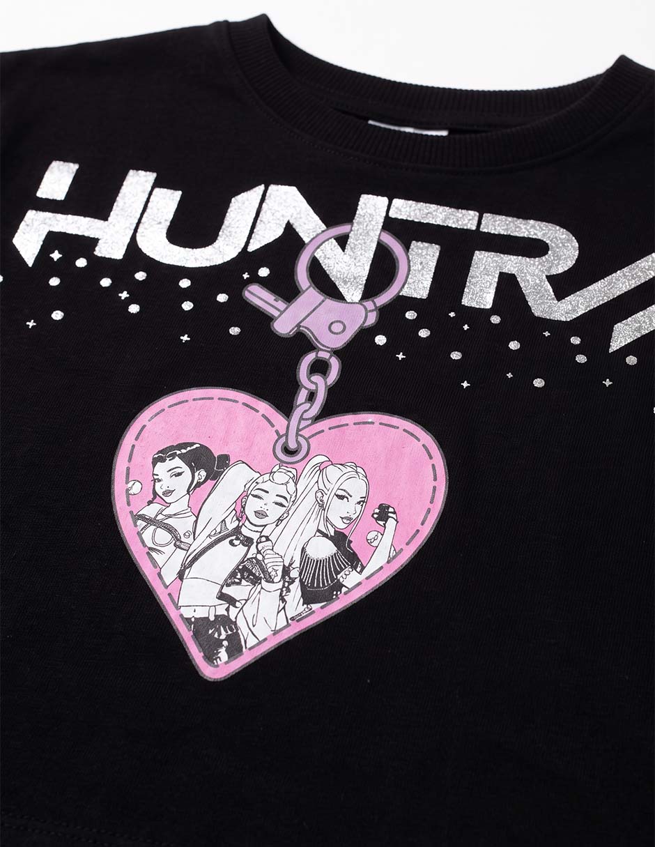 Playera K-Pop Demon Hunters manga corta para niña 2
