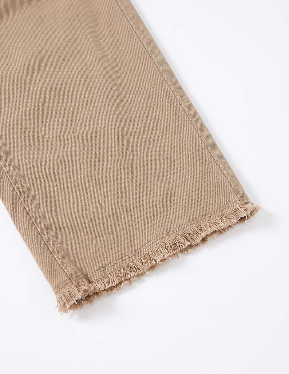 Jeans cargo wide leg para niña 3