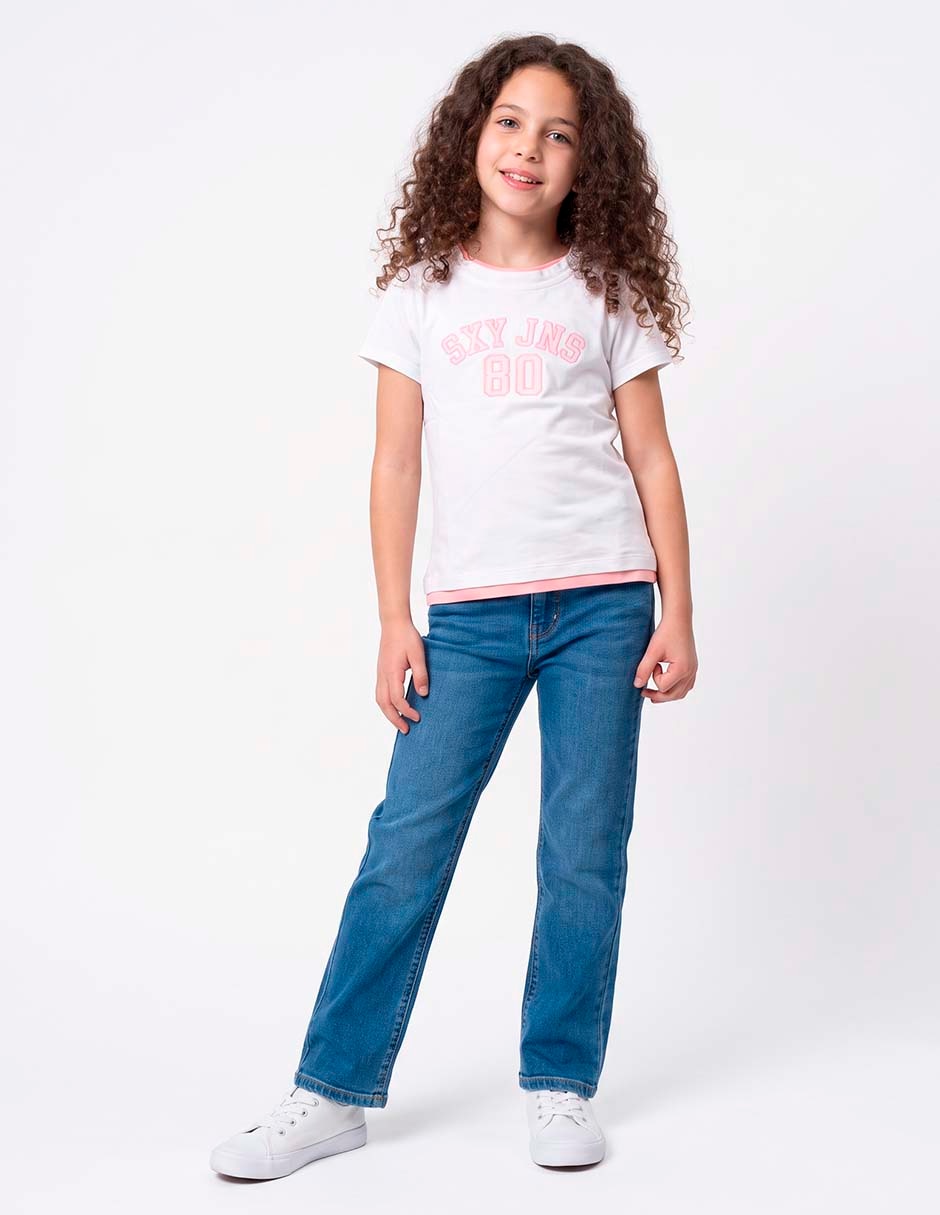 Playera manga corta para niña 3