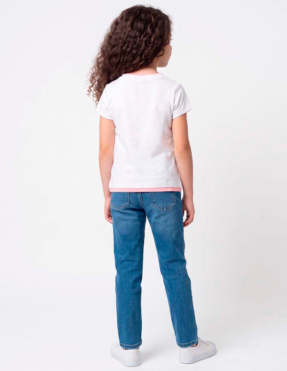 Playera manga corta para niña 2