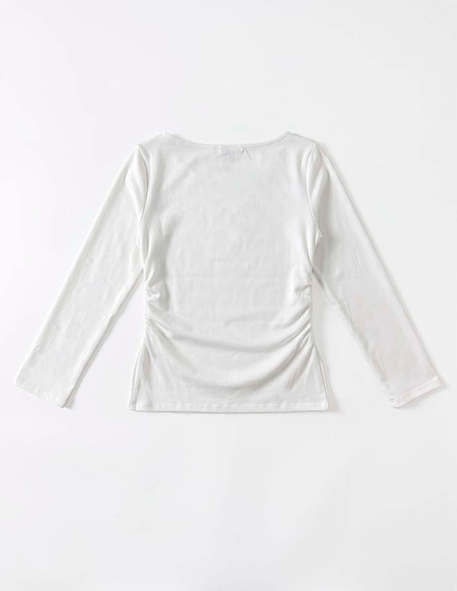Playera manga larga para niña 5