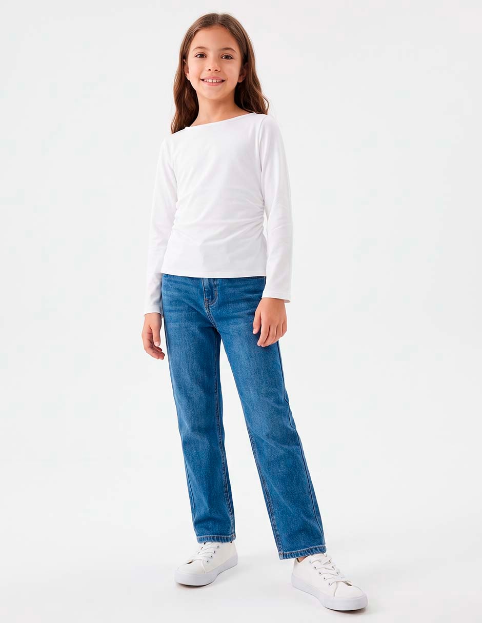 Playera manga larga para niña 3
