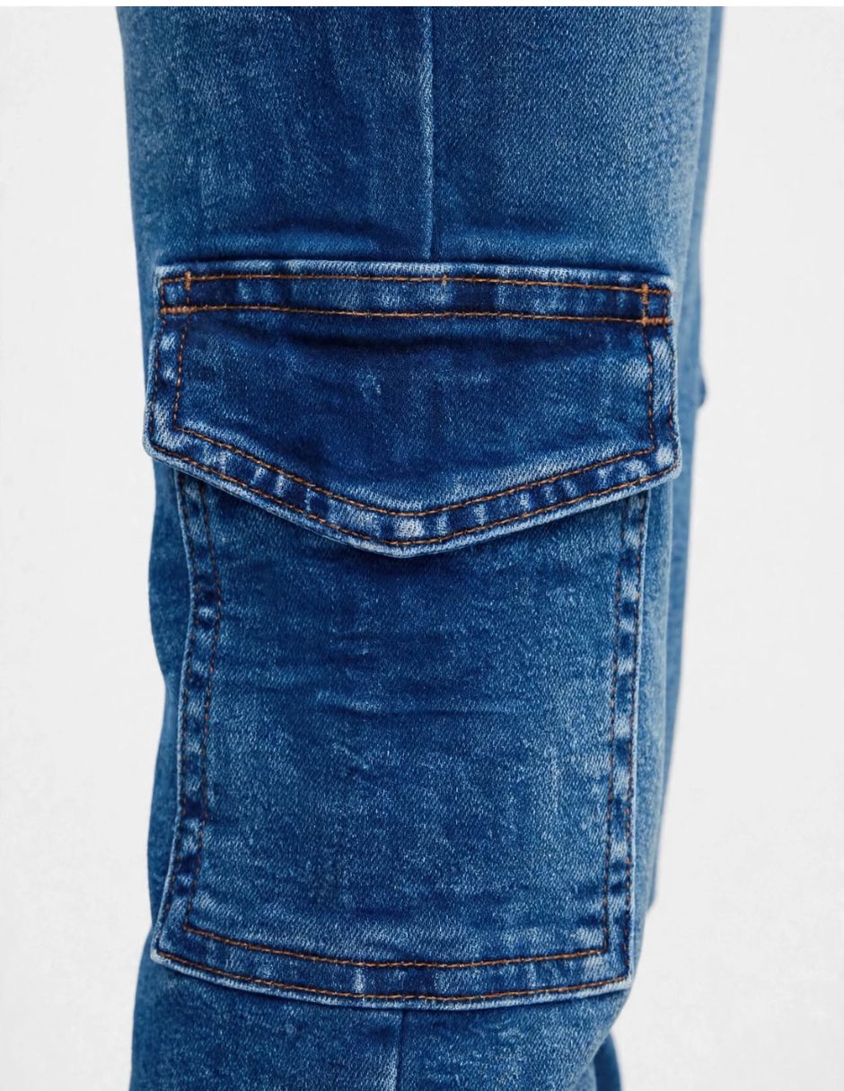 Jeans regular lavado medio para niña 2