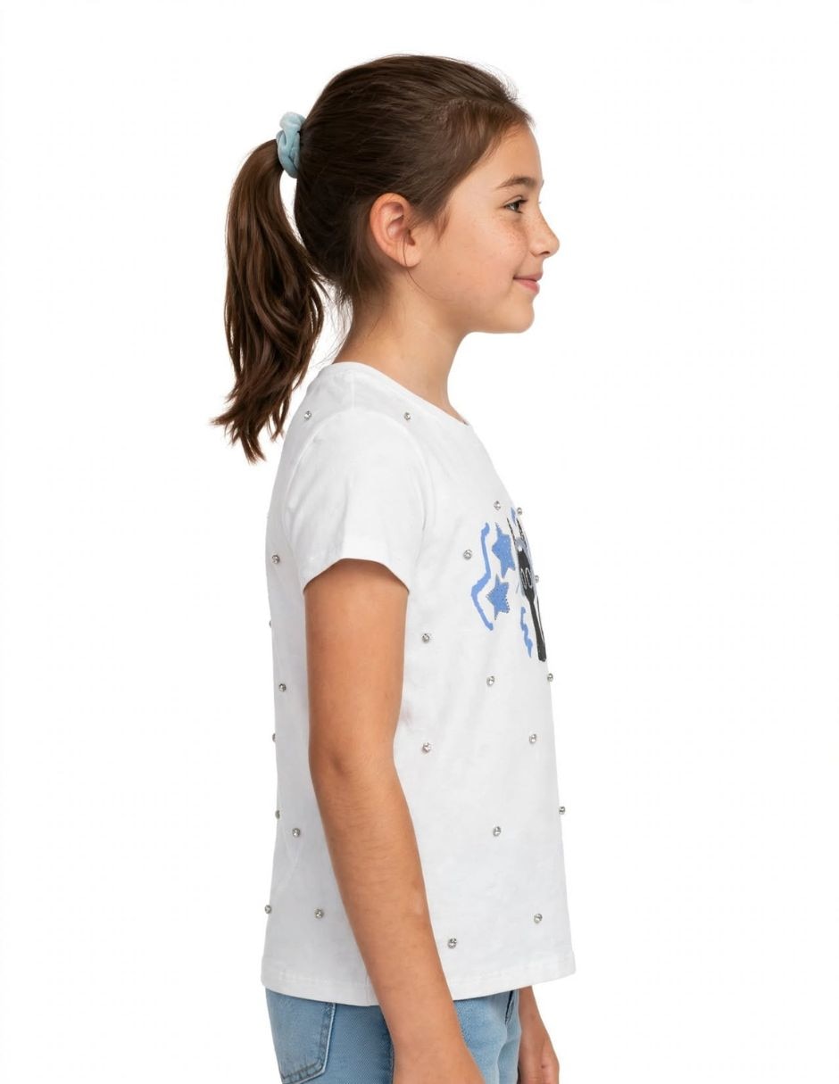 Playera manga corta para niña 3