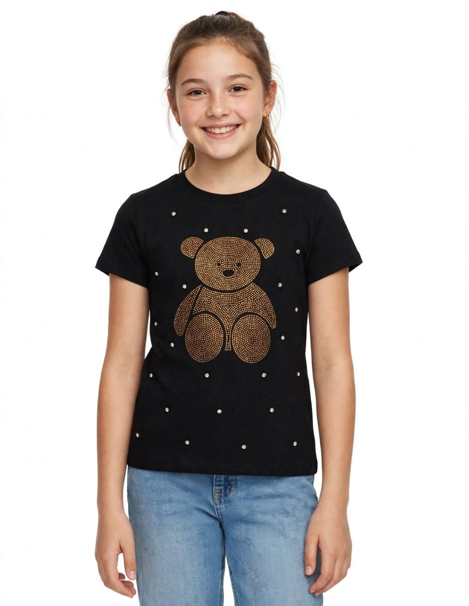 Playera manga corta para niña Playera manga corta para niña