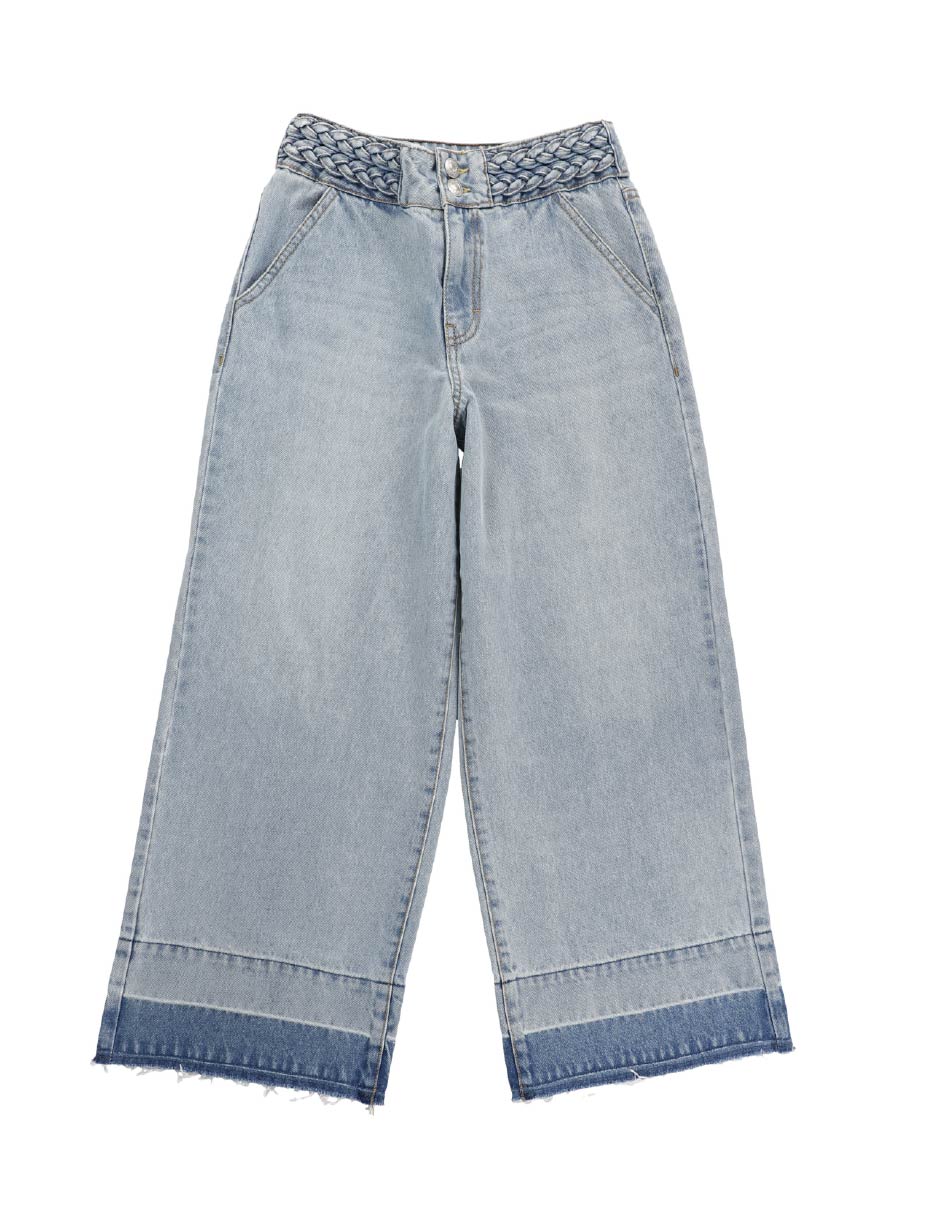 Jeans baggy lavado claro para niña Jeans baggy lavado claro para niña