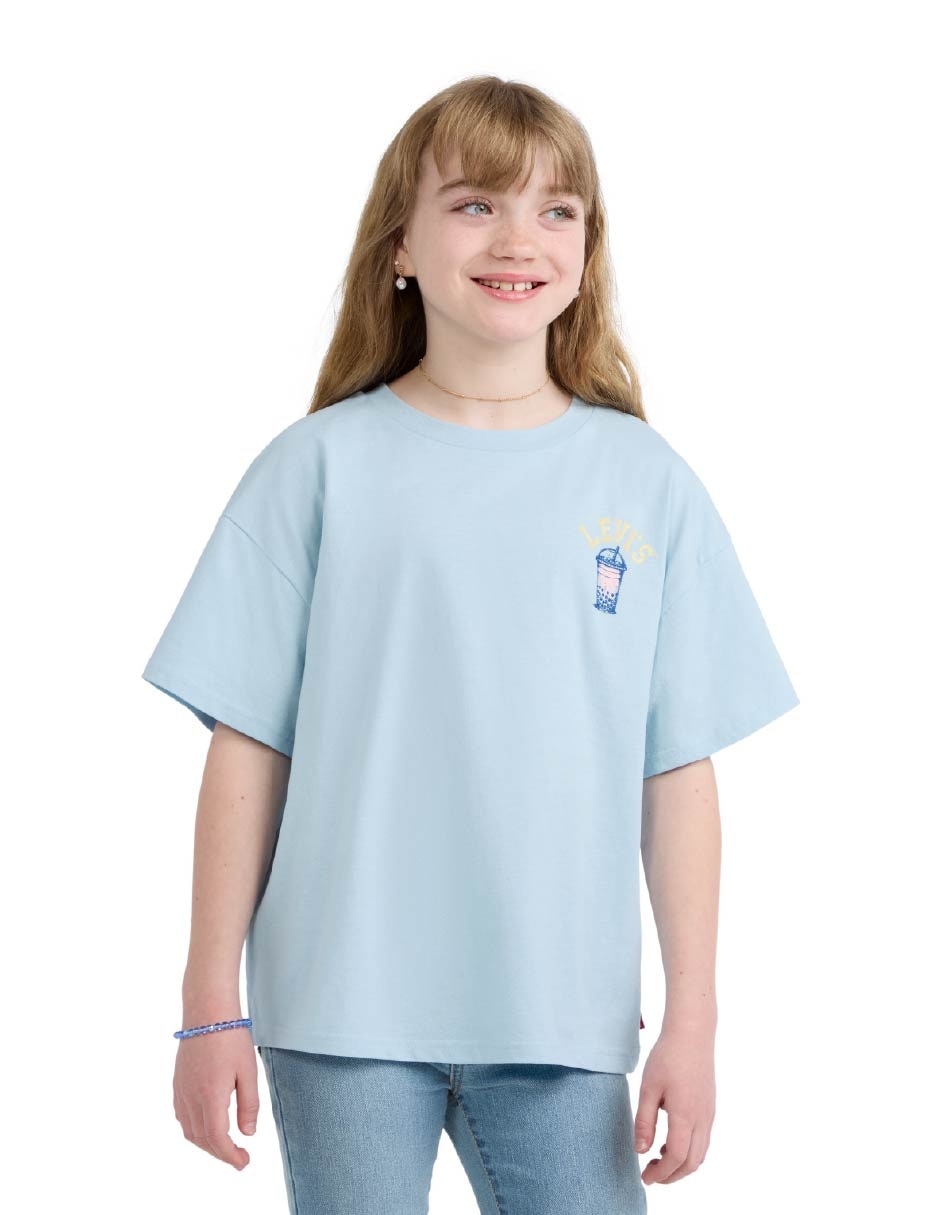 Playera manga corta para niña