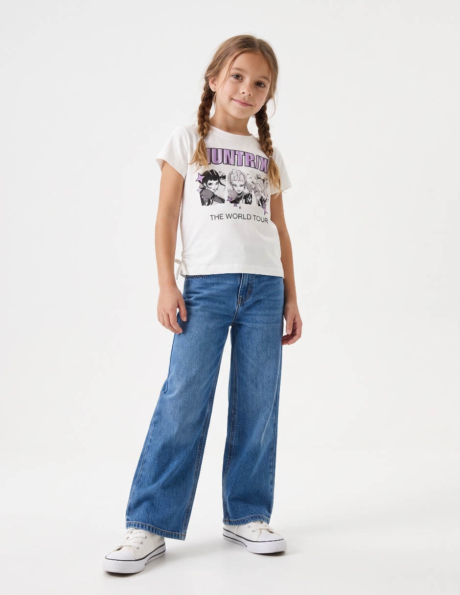 Playera manga corta para niña 4