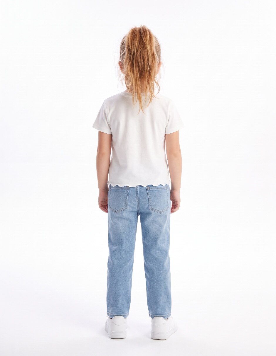 Playera manga corta para niña 2