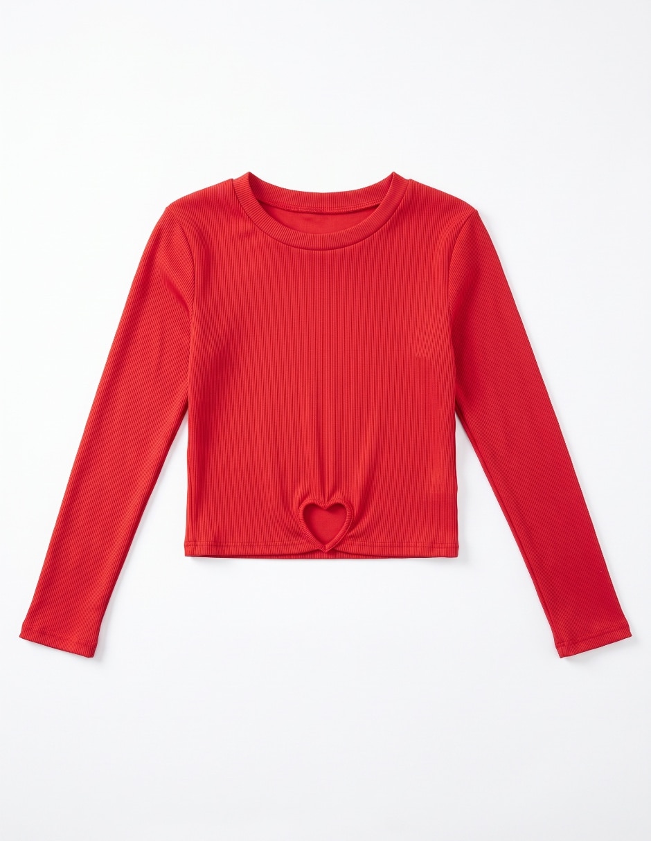 Playera manga larga para niña 3