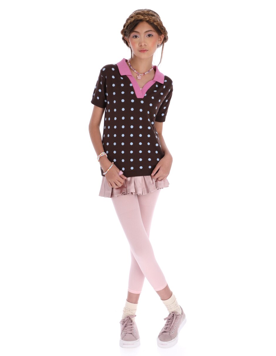 Playera Cowgirl manga al codo para niña 2
