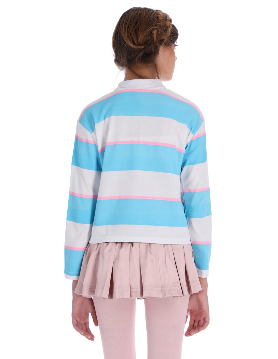 Playera Raya Cowgirl manga larga para niña 2
