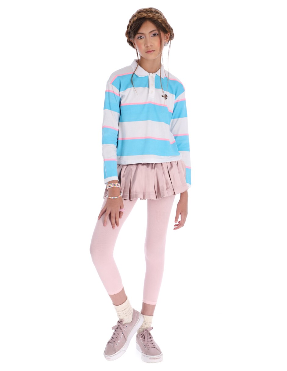Playera Raya Cowgirl manga larga para niña 3