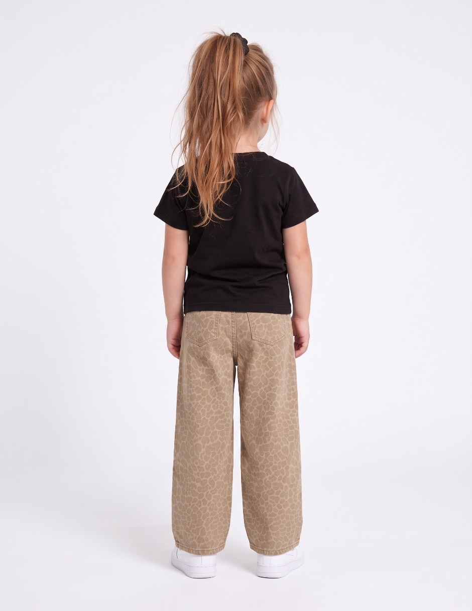 Jeans wide leg para niña 2