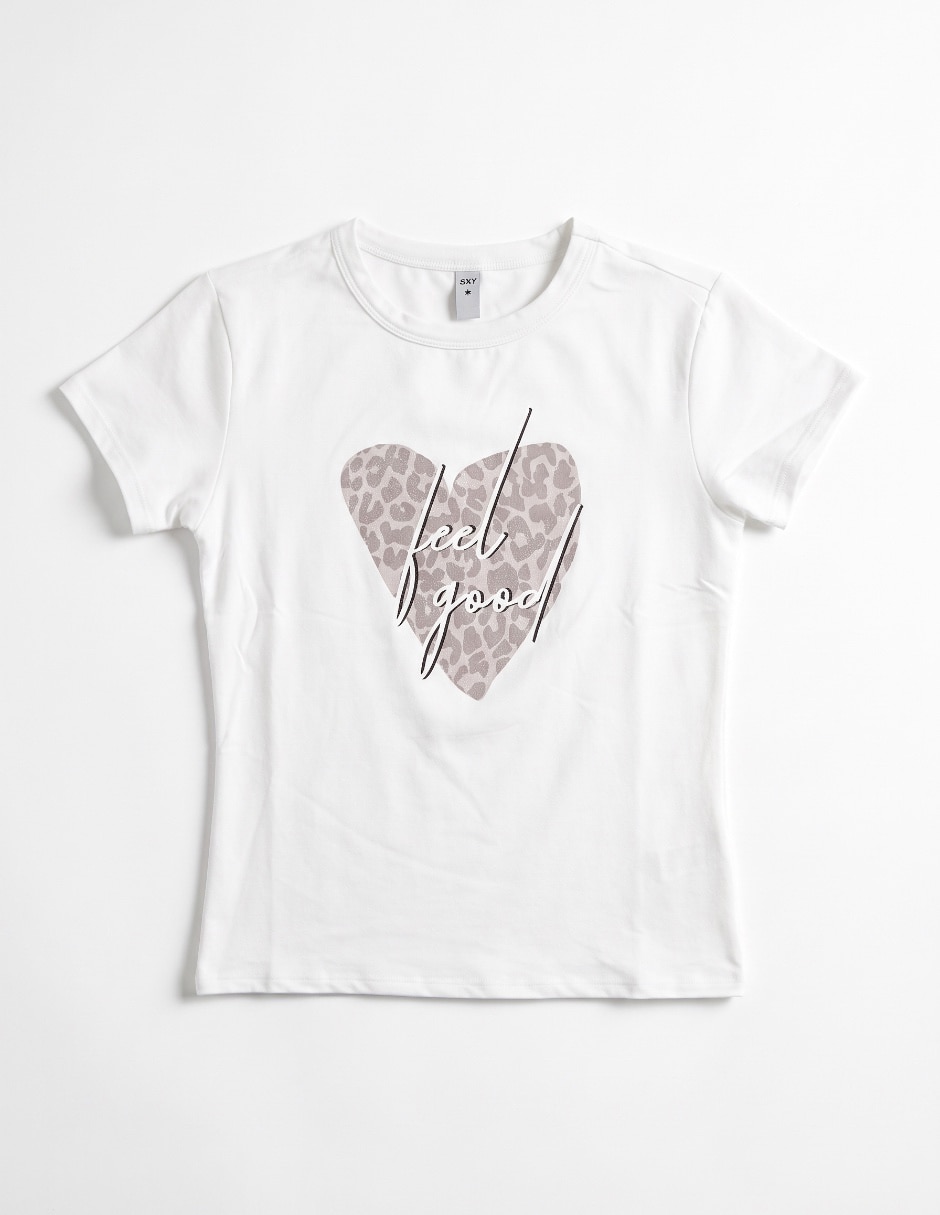 Playera manga corta para niña 3