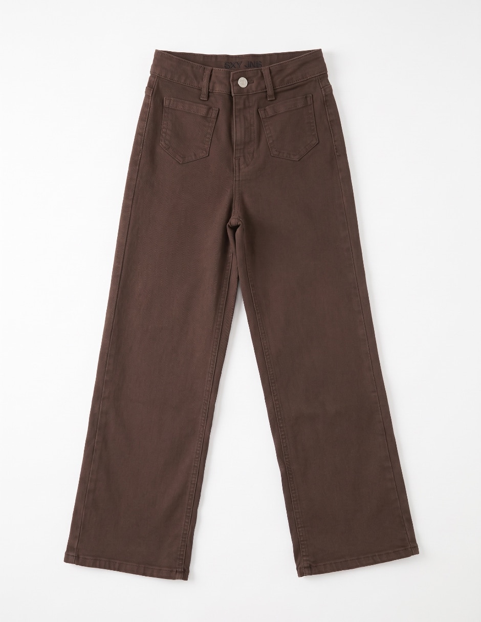 Jeans wide leg para niña 3