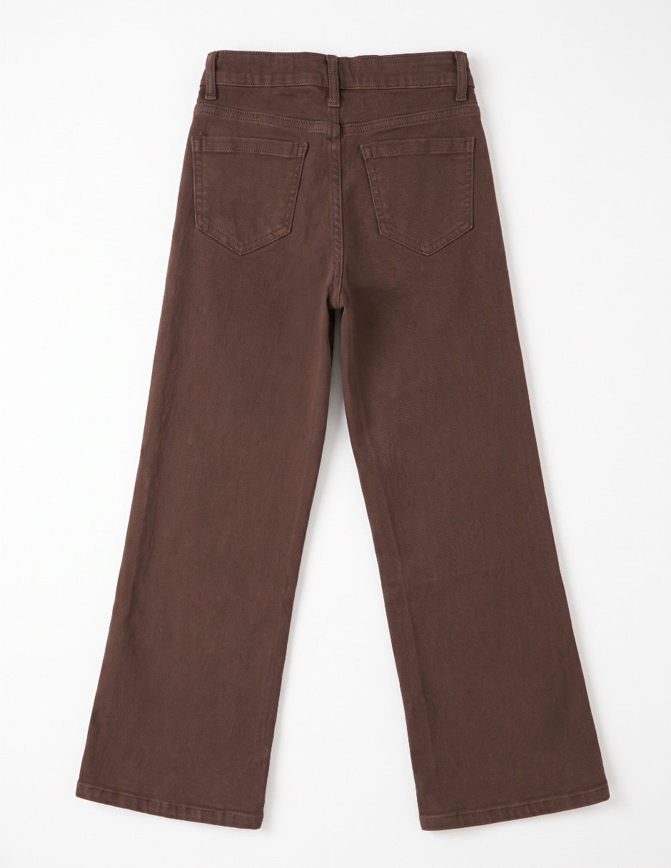 Jeans wide leg para niña 4