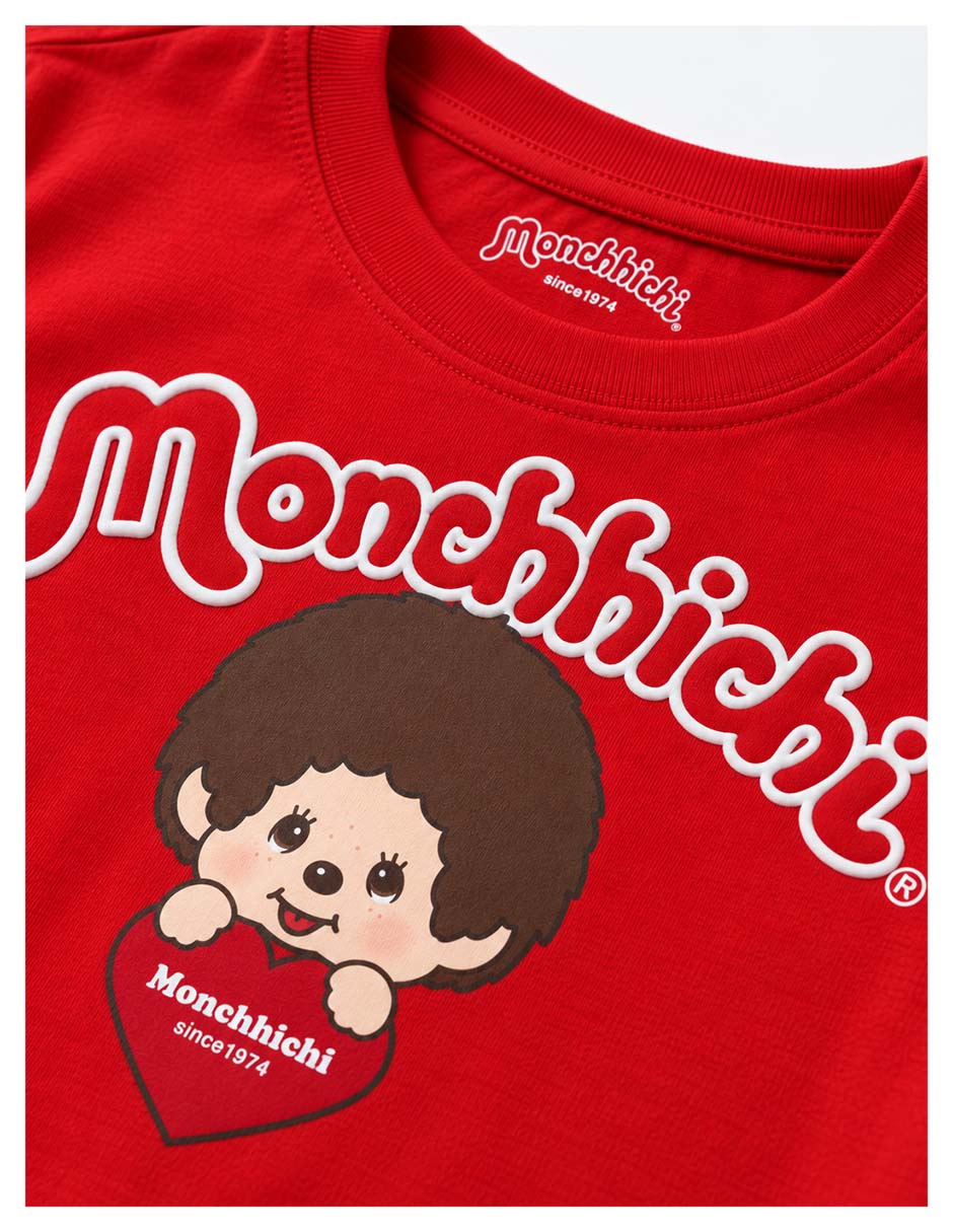 Playera monchichi colección caricatura manga corta para niña 4