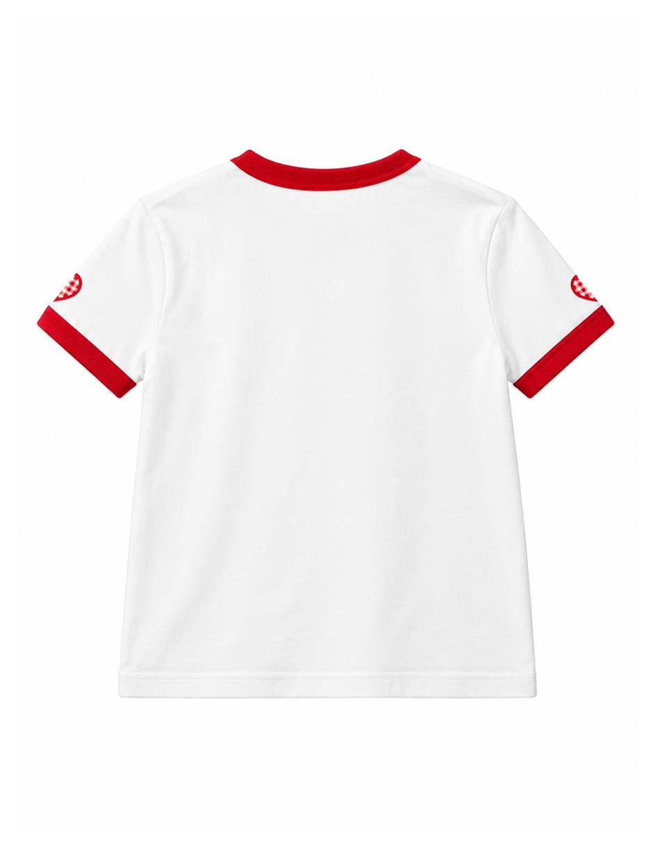 Playera monchichi colección caricatura manga corta para niña 3