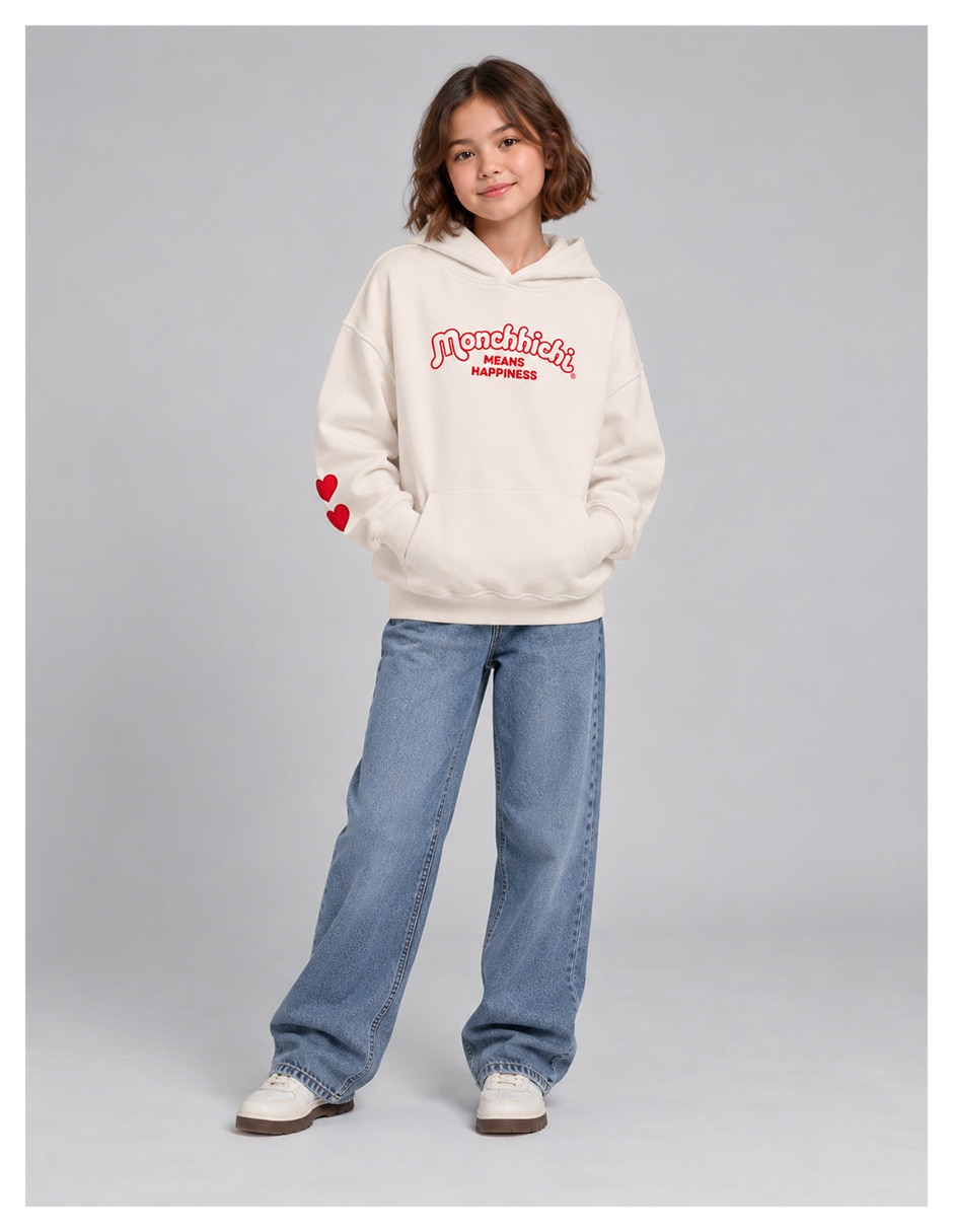 Sudadera colección caricatura monchichi para niña Sudadera colección caricatura monchichi para niña