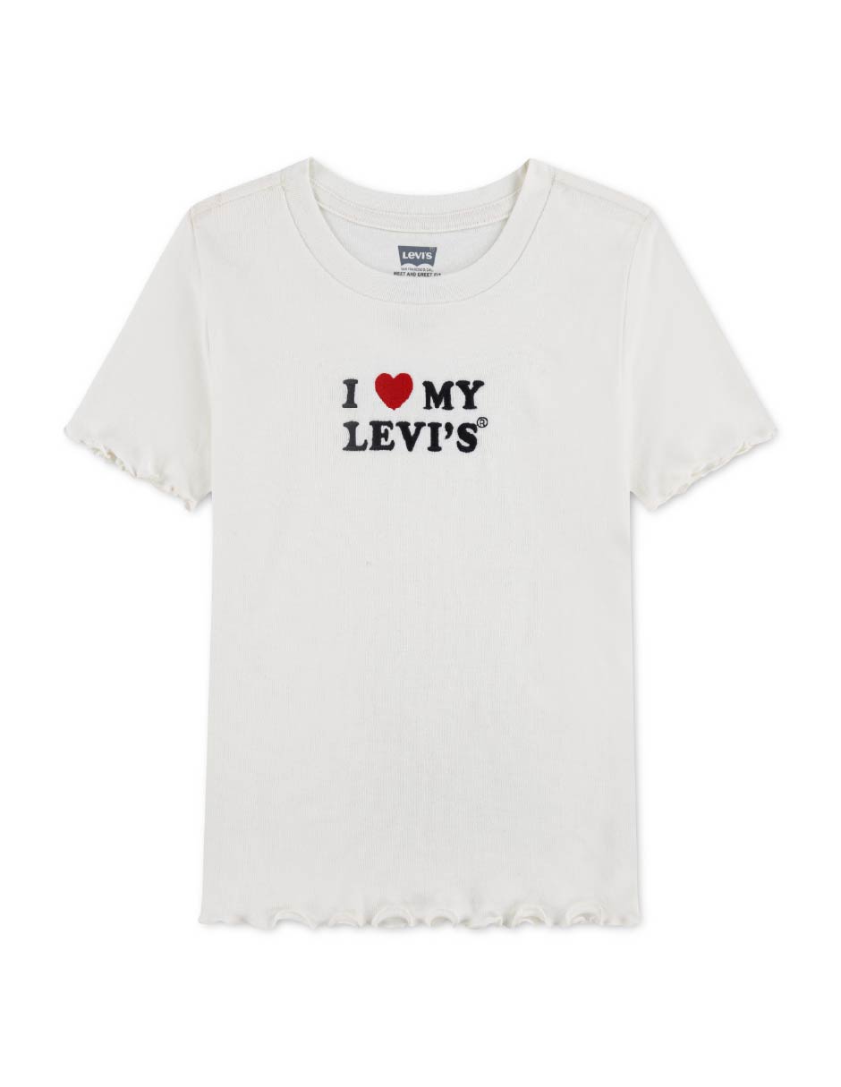 Playera manga corta para niña Playera manga corta para niña