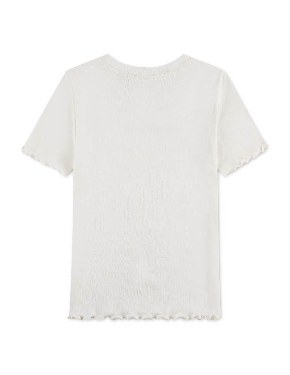 Playera manga corta para niña 5