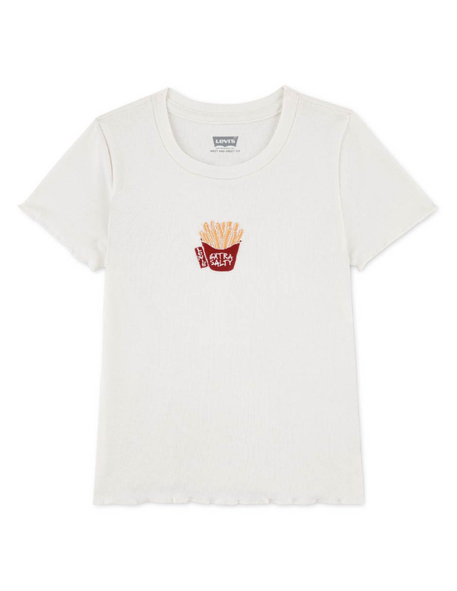 Playera manga corta para niña