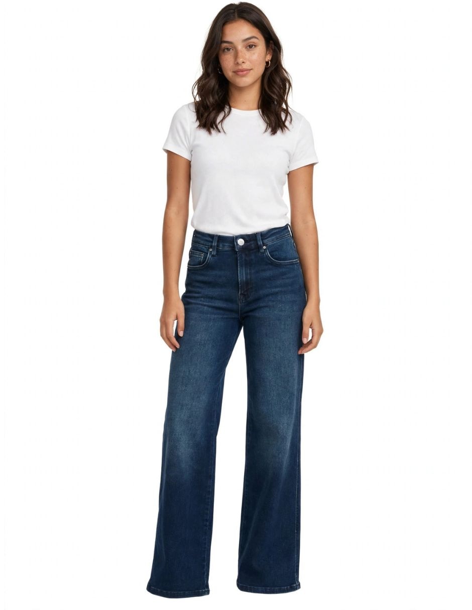 Jeans lavado obscuro para niña